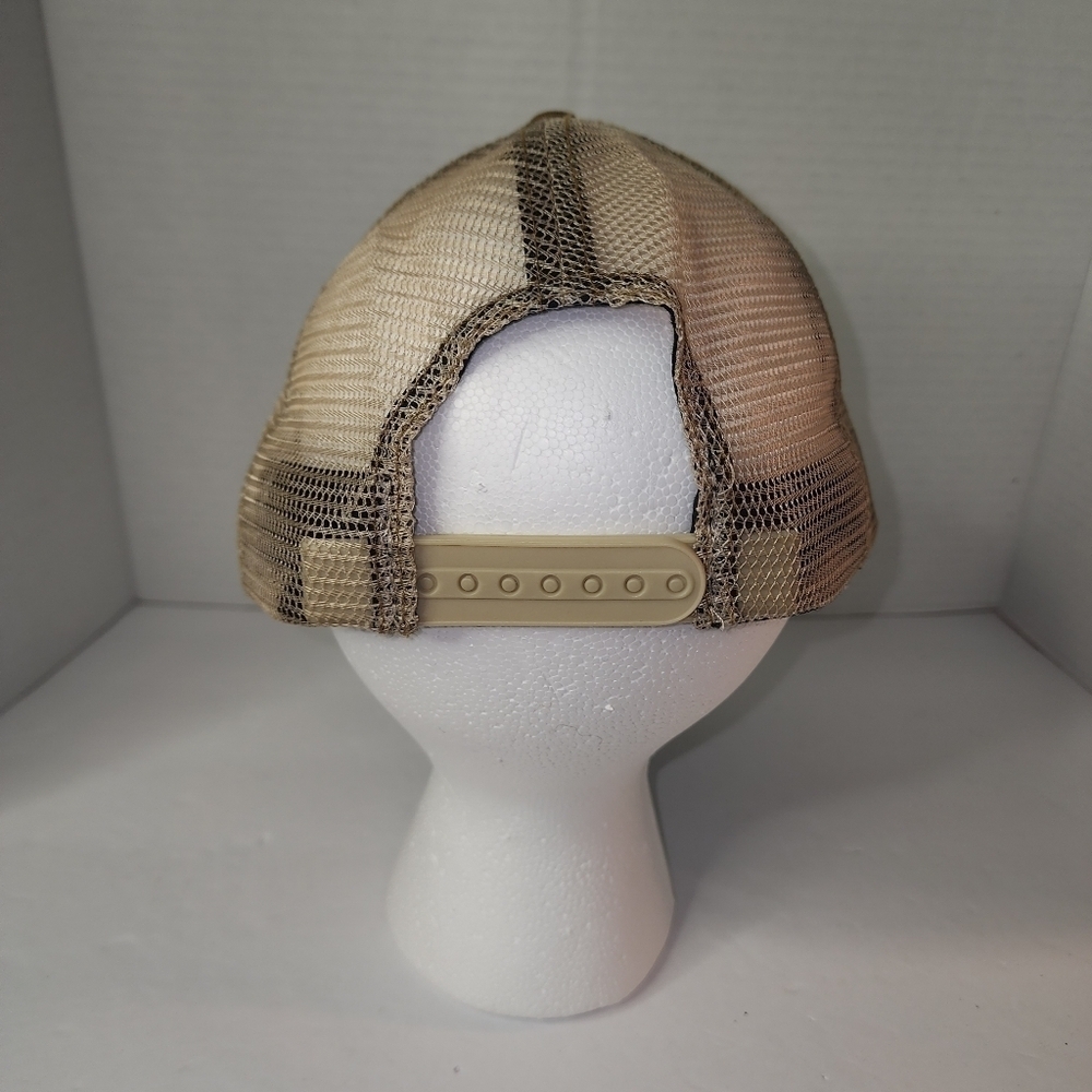 Mossy Oaks Baseball Cap Brown Color with Mossy Oak Logo Adjustable Strapping - Picture 2 of 4